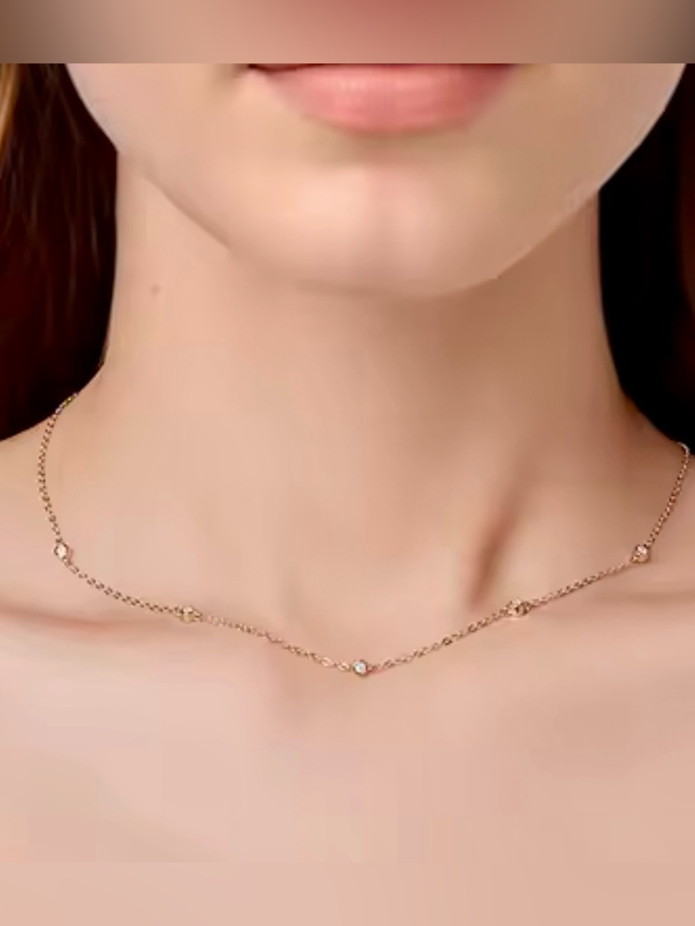 Deal‼️1/4ct Diamond Necklace Minimalist Yellow Gold over 925 Silver. Pendant - Picture 5 of 12